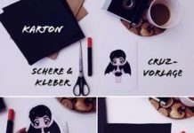 Bastelanleitung Pappaufsteller von Cruz (Dämonentage Reihe)