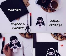 Bastelanleitung Pappaufsteller von Cruz (Dämonentage Reihe)